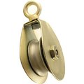 Fehr Rope Pulley, 78 in Rope, 2000 lb Working Load, 1 in Sheave, Galvanized SM-2